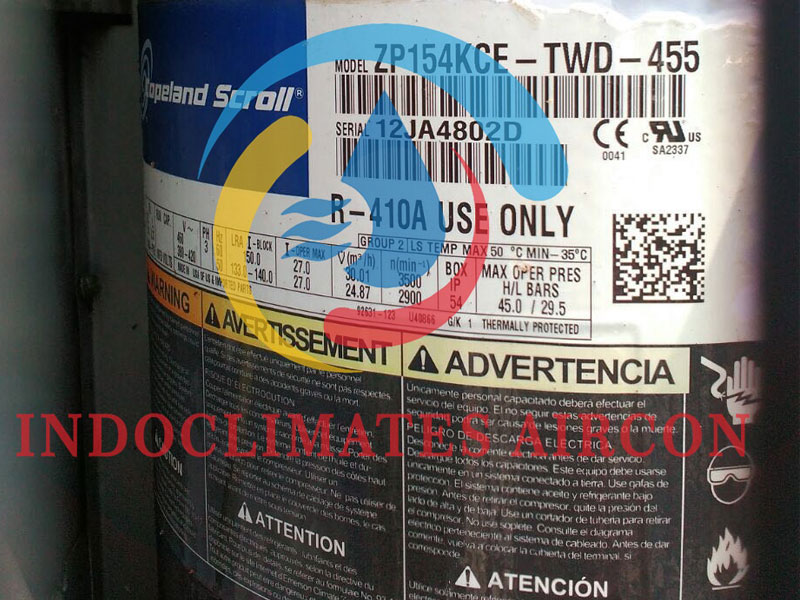 Compressor Copeland Scroll ZP154KCE-TWD-455