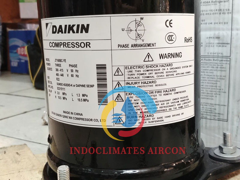 Jual Compressor Daikin Scroll JT160BC-YE