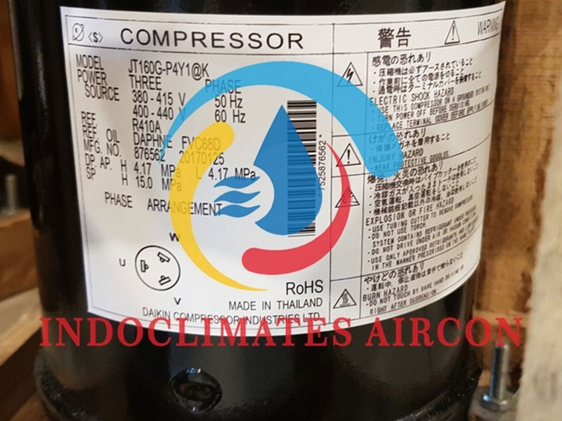 Jual Compressor Daikin Scroll JT160G-P4Y1@K