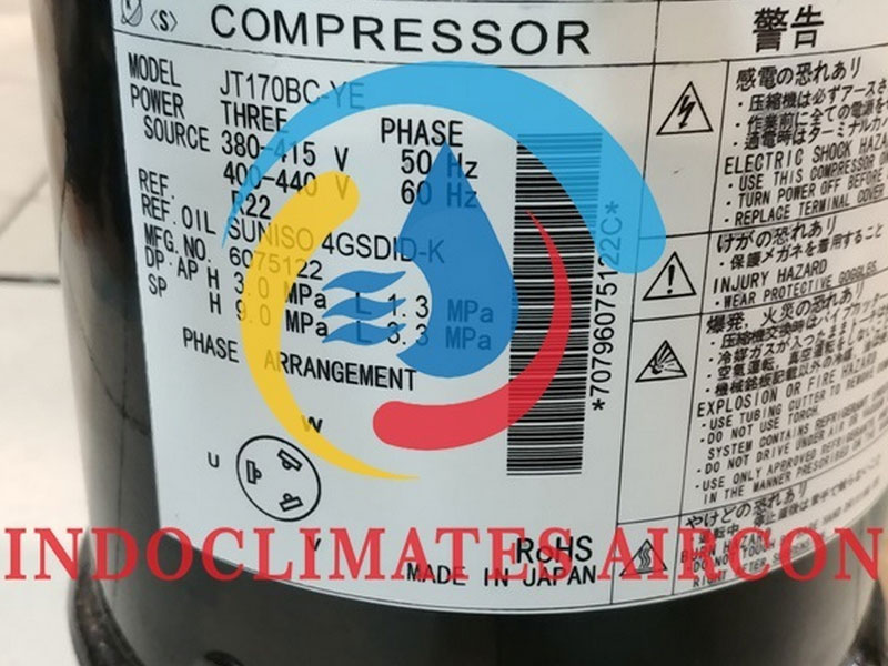 Jual Compressor Daikin Scroll JT170BC-YE