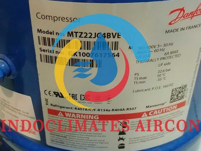 Compressor Danfoss Maneurop MT22JC4BVE