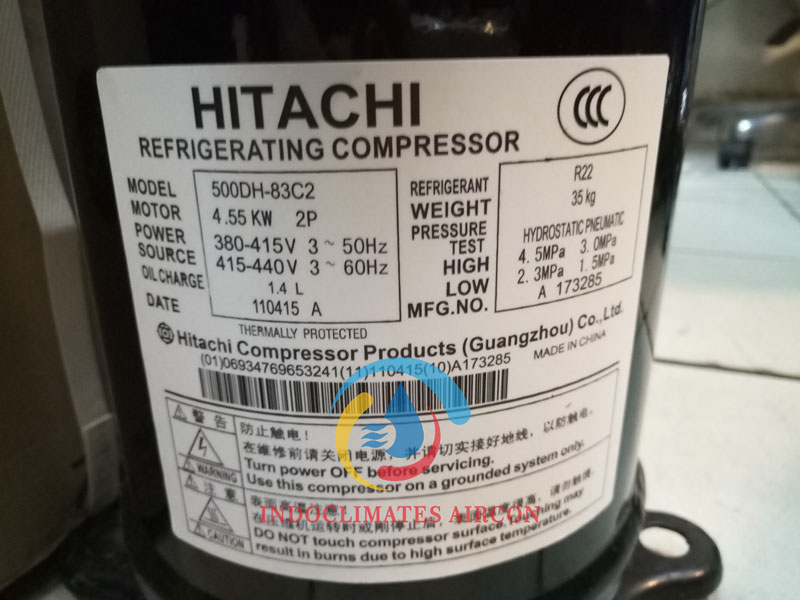 Jual Compressor Hitachi Scroll 500DH-83C2