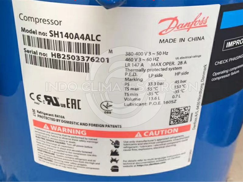Compressor Danfoss Performer SH140A4ALC