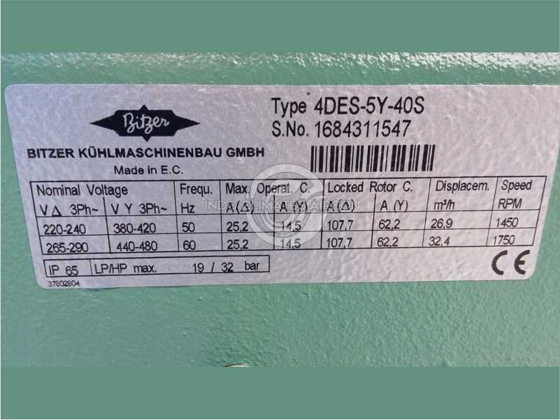 compressor bitzer semi hermetic 4des-5y-40s