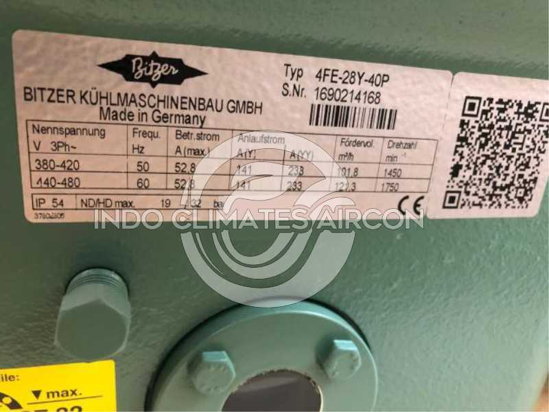 jual compressor bitzer semi hermetic 4fe-28y-40p