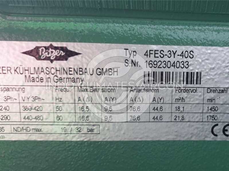 jual compressor bitzer semi hermetic 4fes-3y
