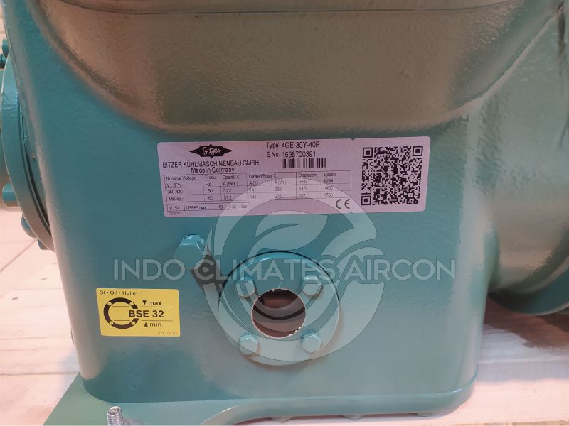 jual compressor bitzer semi hermetic 4ge-30y-40p